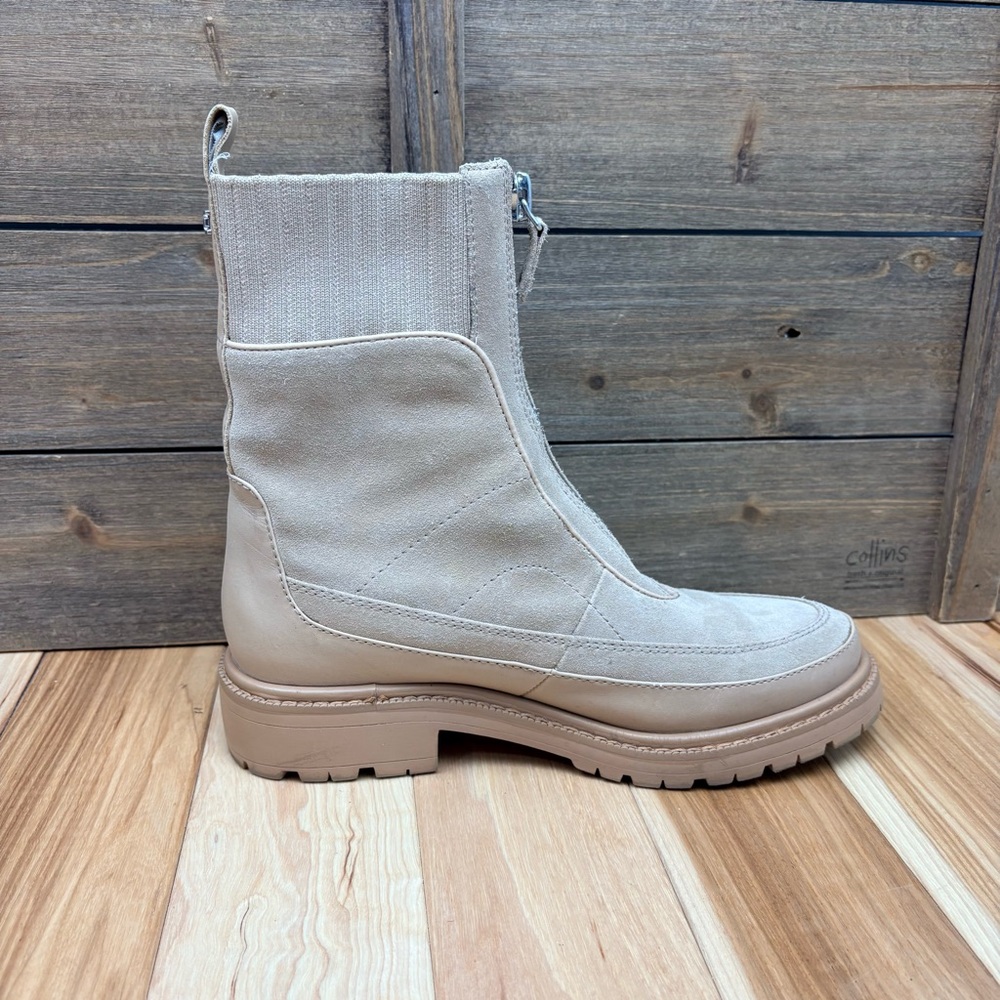 Women's Beige Ankle Boots - Picture 14 of 16